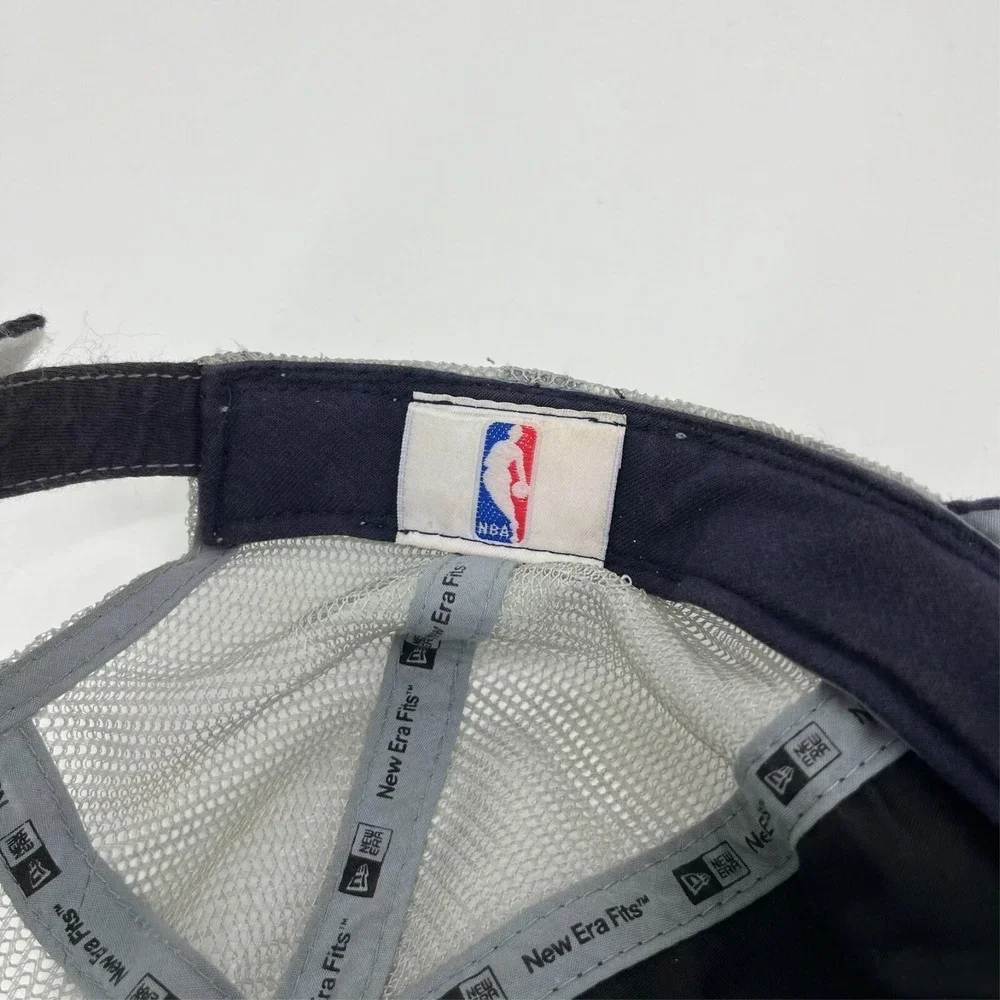 New Era Dallas Mavericks Womens Trucker Hat Navy Blue Polka Dot Adjustable NBA